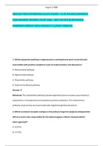 Nsg 552 Psychopharmacology &lpar;Exams 1&ndash;3&rpar; At Wilkes University &NewLine;Exam Newest Updated  Exam  2026 &ndash; 2027 Solved Questions & &NewLine;Answers Verified 100&percnt; Graded A&plus; &lpar;Latest Version&rpar;