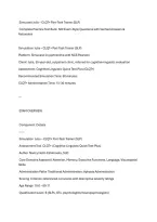 Simucase Julia &ndash; CLQT&plus; Part-Task Trainer &lpar;SLP&rpar; &NewLine;Complete Practice Test Bank  500 Exam-Style Questions with Verified Answers & &NewLine;Rationales &NewLine;Simulation&colon; Julia &ndash; CLQT&plus; Part-Task Trainer &lpar;SLP&rpar;   &NewLine;Platform&colon; Simucase &lpar;in partnership with NCS Pearson&rpar;   &NewLine;Cl