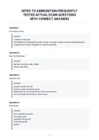Intro To Ammunition Frequently&NewLine;Tested Actual Exam Questions&NewLine;With Correct Answers