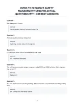 Intro To Explosive Safety&NewLine;Management Updated Actual&NewLine;Questions With Correct Answers
