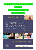 Test Bank for Growth and Development Across the Lifespan&colon; A Health Promotion Focus 2nd Edition by Gloria Leifer & Eve Fleck &ndash; Questions and Answers 2026&ndash;2027