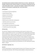 Aws Certified Machine Learning Engineer-Associate &lpar;Mla-C01&rpar; Exam &ndash; Questions And&NewLine;Answers &vert; Verified And Well Detailed Answers &vert; Plus Rationales &vert; Download And Pass&NewLine;&vert; Latest Exam Update 2026&sol;2027 &ndash; Questions And Answers &vert; Verified And Well Detailed&NewLine;Answ