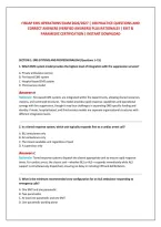 Fisdap Ems Operations Exam 2026&sol;2027 &vert; 100 Practice Questions And &NewLine;Correct Answers &lpar;Verified Answers&rpar; Plus Rationales &vert; Emt & &NewLine;Paramedic Certification &vert; Instant Download