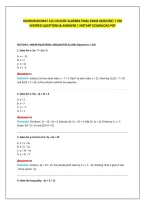 Rasmussen Mat 121 College Algebra Final Exam 2026&sol;2027 &vert; 100 &NewLine;Verified Questions & Answers &vert; Instant Download Pdf