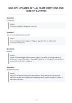 Nga Gpc Updated Actual Exam Questions And&NewLine;Correct Answers