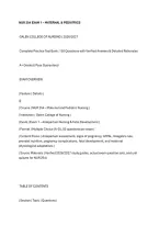 NUR 254 EXAM 1 &ndash; MATERNAL & PEDIATRICS &NewLine;GALEN COLLEGE OF NURSING &vert; 2026&sol;2027 &NewLine;Complete Practice Test Bank&colon; 150 Questions with Verified Answers & Detailed Rationales &NewLine;A&plus; Graded &vert; Pass Guaranteed