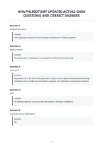 Nha Phlebotomy Updated Actual Exam&NewLine;Questions And Correct Answers