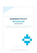 Business Policy Midterm Exam 2026&sol;2027 &vert; Questions & Answers with Rationales &vert; Strategic Management &vert; Graded A&plus; &vert; Instant Download