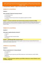 Nevada C-2 Electrical Contractor ACTUAL EXAM 2026&sol;2027 VERSION 1 &vert; Real Test Bank &vert; 150 Questions &vert; NSCB Nevada State Contractors Board NRS 624 NEC 2020 Ohms Law Service Sizing Grounding Bonding GFCI AFCI Box Fill &vert; Evidence-Based Questions With Correct V