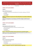TCFP Plans Examiner I Exam And Practice Exam Newest 2026&sol; 2027 Test Bank&vert; Texas Commission On Fire Protection Plans Examiner I Exam Prep With Complete 300 Real Exam Questions And Correct Verified Answers&sol; Already Graded A&plus; &lpar;Most Recent&excl;&excl;