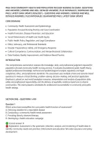 Wgu D450 Community Health And Population Focused Nursing Oa Exam&ndash; Questions&NewLine;And Answers &vert; Verified And Well Detailed Answers &vert; Plus Rationales &vert; Download And&NewLine;Pass &vert; Latest Exam Update 2026&sol;2027&rsqb; &ndash; Questions And Answers &vert; Verified And Well&NewLine;Detailed Answ