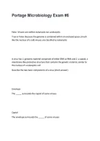 Portage Learning Microbiology Exam 6 &vert; Practice Questions&comma; Answers & Exam Review Study Guide 2026&sol;2027