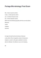 Portage Learning Microbiology Final Exam &vert; Practice Questions&comma; Answers & Comprehensive Study Guide 2026&sol;2027