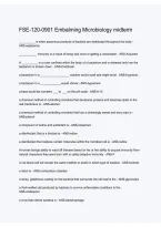 Portage Learning BIOD 171 Microbiology Bundle 2026&sol;2027 &vert; Exams 1&ndash;6&comma; Practice Questions&comma; Answers & Comprehensive Exam Review