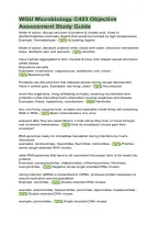 WGU C453 Microbiology Objective Assessment &vert; Study Guide&comma; Practice Questions & Verified Answers 2026&sol;2027