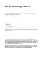 Portage Learning Microbiology Exam 5 &vert; Practice Questions&comma; Answers & Exam Review Study Guide 2026&sol;2027