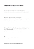 Portage Learning Microbiology Exam 4 &vert; Practice Questions&comma; Answers & Exam Review Study Guide 2026&sol;2027