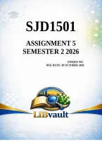 SJD1501 Assignment 5 Semester 2 - Due 30 October 2026