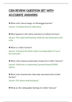 Cen Review Question Set With&NewLine;Accurate Answers