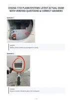 Cessna 172 Updated Actual Questions With&NewLine;Correct Answer