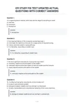 Cfa Menu Test Updated Actual Questions With&NewLine;Correct Answers