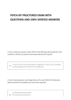 Psych ATI Proctored Exam Complete Questions And Verified Answers&sol; Complete Solutions With Rationales &vert;Get It 100&percnt; Accurate&excl;&excl; Already graded A&plus;