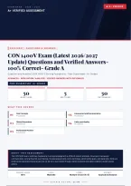 CON 1400V Exam 2026&sol;2027 &ndash; Questions and Answers &vert; Applied Problem Solving Methods &vert; Complete Verified Answers &vert; Detailed Rationales &ndash; Pass Guaranteed &ndash; A&plus; Graded