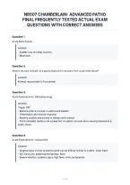 Nr507 Chamberlain&colon; Advanced Patho&NewLine;Final Frequently Tested Actual Exam&NewLine;Questions With Correct Answers