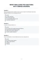 Nr507 Final Expected Questions&NewLine;With Verified Answers