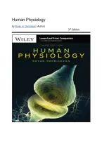 Test Bank - Human Physiology&comma; 3rd Edition &lpar;Derrickson&comma; 2024&rpar;&comma; Chapter 1-23 Fully Covered