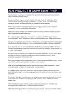 2026 Project M Capm Exam  Prep 