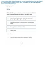 ENT 101 Week 8 Quiz &vert; Actual Questions and Answers &lpar;Verified Answers&rpar; &vert; Already Graded A&plus; &vert; Latest &lpar;2026&sol;2027&rpar; Updated Version &vert; 100&percnt; Guaranteed Pass &lbrace;JUST RELEASED&rcub; -Toronto Metropolitan University