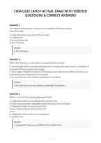Chia Quiz Latest Actual Exam With Verified&NewLine;Questions & Correct Answers