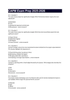 CAPM Exam Prep 2025-2026 