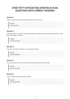 Chief Petty Officer Pqs Updated Actual&NewLine;Questions With Correct Answers