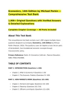 Economics&comma; 14th Edition by Michael Parkin &mdash; Comprehensive Test Bank&NewLine;1&comma;000&plus; Original Questions with Verified Answers & Detailed Explanations&NewLine;Complete Chapter Coverage &mdash; All Parts Included&NewLine;About This Test Bank&NewLine;This comprehensive test bank contains over 