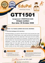Grt1501 Assignment 3 Portfolio &lpar;Complete Answers&rpar; 2026 - Due October 2026