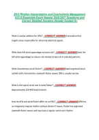 EKG Rhythm Interpretation and Dysrhythmia Management &NewLine;ACLS Essentials Exam Newest 2026&sol;2027 Questions and &NewLine;Correct Detailed Answers Already Graded A&plus; 