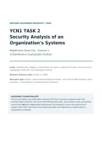 WGU D830 YCN1 Task 1 and 2 Bundled with complete solutions&period;