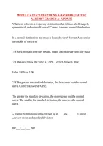 Module 4 Stats Questions & Answers &vert; Latest Already Graded A&plus; Update
