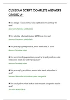 Cls Exam Script Complete Answers&NewLine;Graded A&plus;&NewLine;