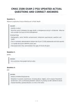 As 258N Exam 2 Psu Updated Actual Questions And Correct Answers