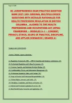 BC Jurisprudence Exam Practice Question Bank 2027 &vert; 250 Practice Questions & Detailed Rationales &vert; Health Professions and Occupations Act &lpar;HPOA&rpar; Aligned &vert; Modules A&ndash;J &vert; Graded A&plus;