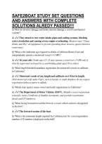 Safe2Boat Study Set Questions And Answers With Complete Solutions Alredy Passed&excl;&excl;&excl;