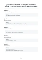 Jean Inman Domain Iii Frequently Tested&NewLine;Actual Exam Questions With Correct Answers&NewLine;