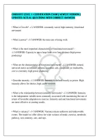 Crossfit Level 1 Certification Exam &vert; Newest Version &vert;&NewLine;Updated Actual Questions With Correct Answers&NewLine;