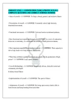 Crossfit Level 1 Certification Exam &vert; Updated Actual &vert;&NewLine;Complete Questions And Correct Verified Answers&NewLine;