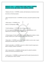 Crossfit Level 1 Certification Exam &vert; Newest Version &vert;&NewLine;Updated Actual Questions And Verified Answers