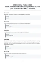 Kelley School Of Business G202 Exam 3&NewLine;Frequently Tested Actual Questions With&NewLine;Correct Answers&NewLine;