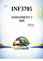 INF3705 Assignment 3 &lpar;QUIZ&rpar; 2026
